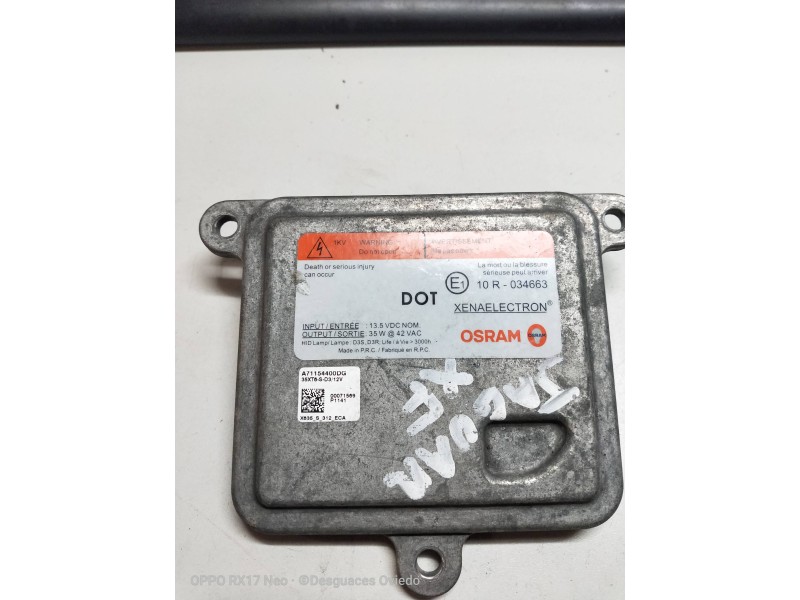 Recambio de centralita faros xenon para jaguar xf 2.2 diesel referencia OEM IAM A71154400DG 35XT6SD3  Recambio de centralita faros xenon para jaguar xf 2.2 diesel referencia OEM IAM A71154400DG 35XT6SD3