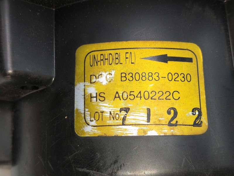 Recambio de motor calefaccion para kia sorento 2.5 crdi referencia OEM IAM B308830230 A0540222C 