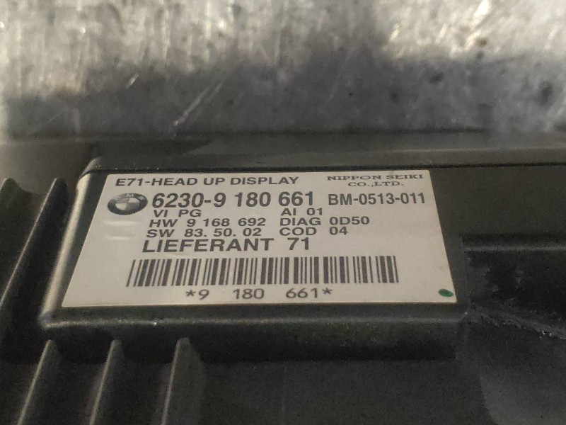 Recambio de pantalla multifuncion para bmw x6 (e71) 3.5d referencia OEM IAM 62309180661 BM0513011 9168692