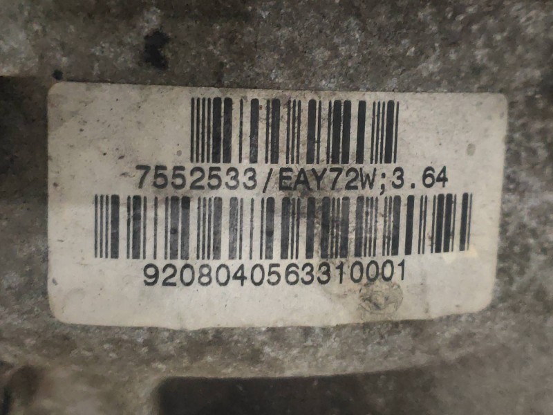 Recambio de diferencial delantero para bmw x6 (e71) 3.5d referencia OEM IAM 7552533  R = 3.64