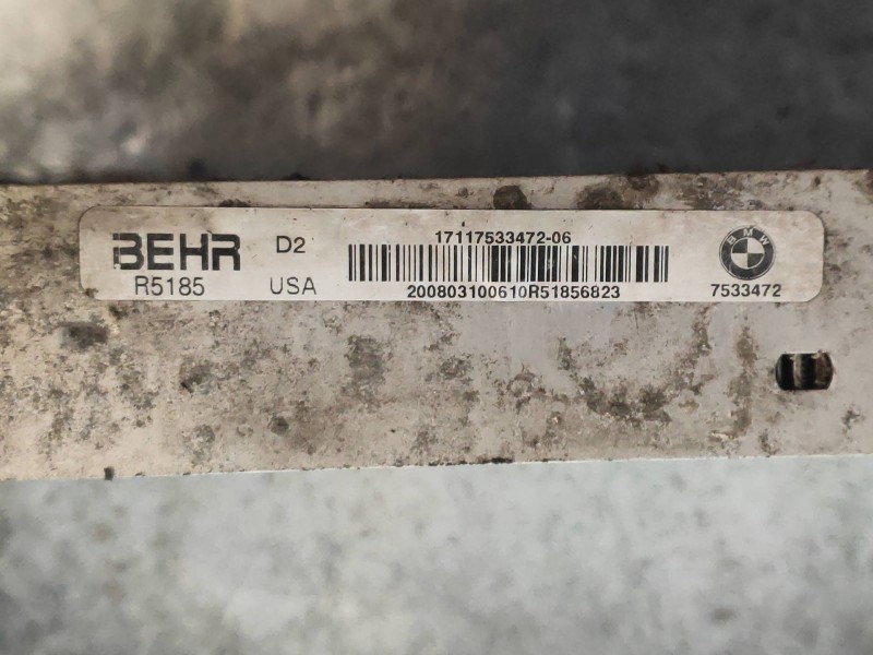 Recambio de radiador agua para bmw x6 (e71) 3.5d referencia OEM IAM   