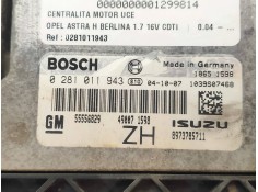 Recambio de centralita motor uce para opel astra h berlina 1.7 16v cdti referencia OEM IAM 0281011943 55556829 ZH 8973785711 2