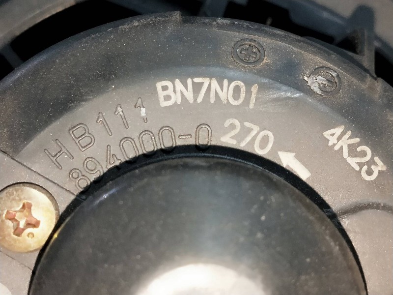 Recambio de motor calefaccion para mazda 3 berlina (bk) 1.6 cd diesel cat referencia OEM IAM HB111BN7N014K23 8940000270 