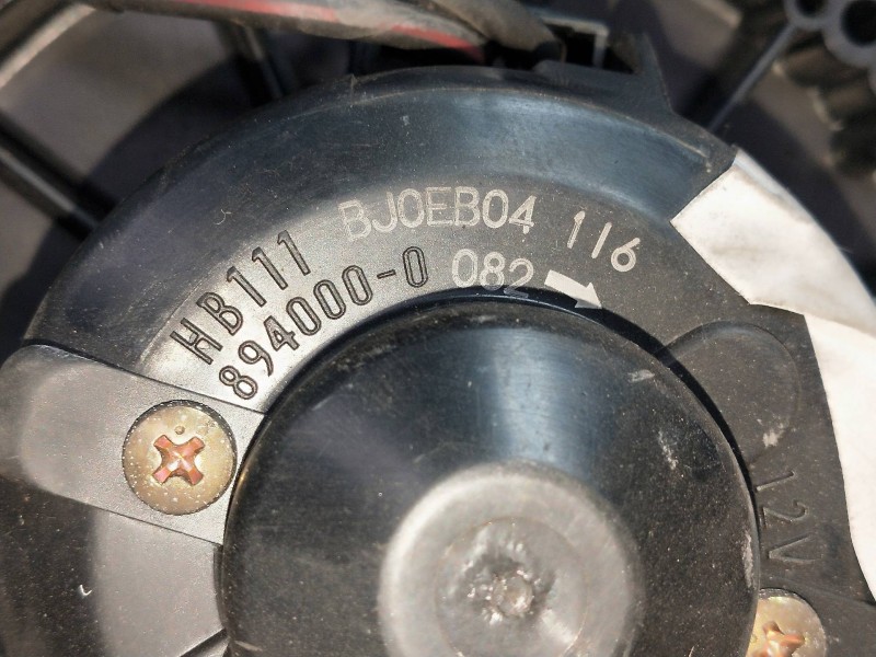 Recambio de motor calefaccion para mazda premacy (cp) 2.0 turbodiesel cat referencia OEM IAM HB111BJ0EB04116 8940000082 