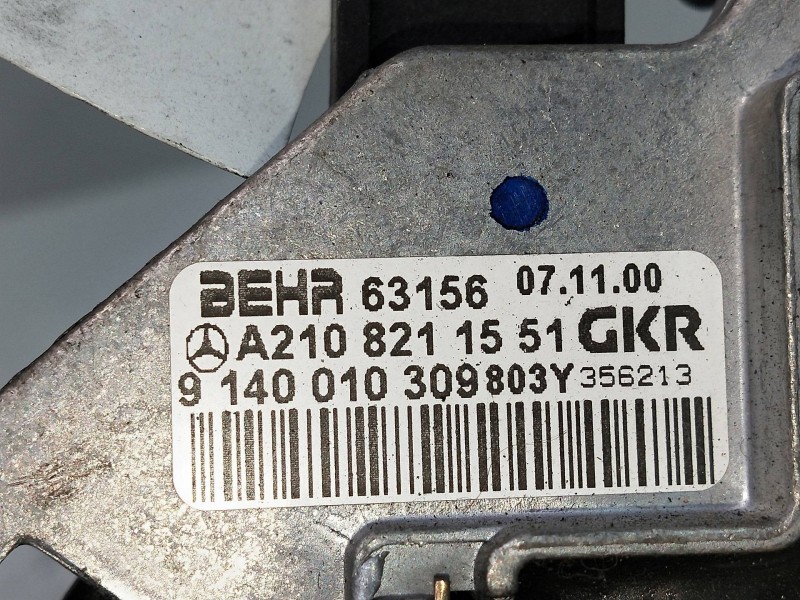 Recambio de motor calefaccion para mercedes clase e (w210) berlina diesel 3.2 cdi cat referencia OEM IAM 9140010309803Y 63156 