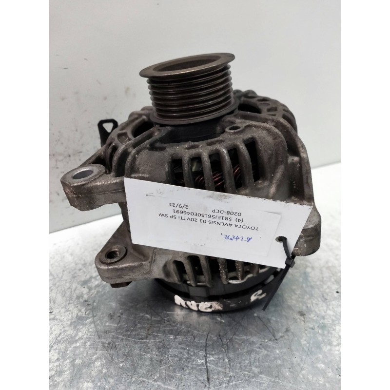 Recambio de alternador para toyota avensis wagon (t25) 2.0 16v cat referencia OEM IAM 0124325085 BOSCH 20VTI