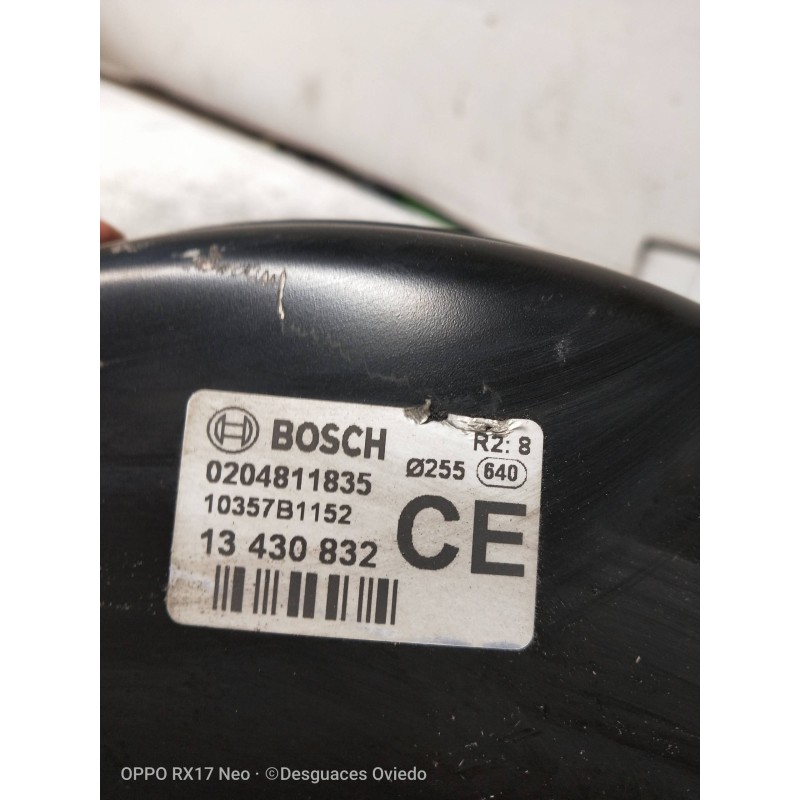 Recambio de servofreno para opel corsa e 1.3 16v cdti referencia OEM IAM 0204811835 13430832 