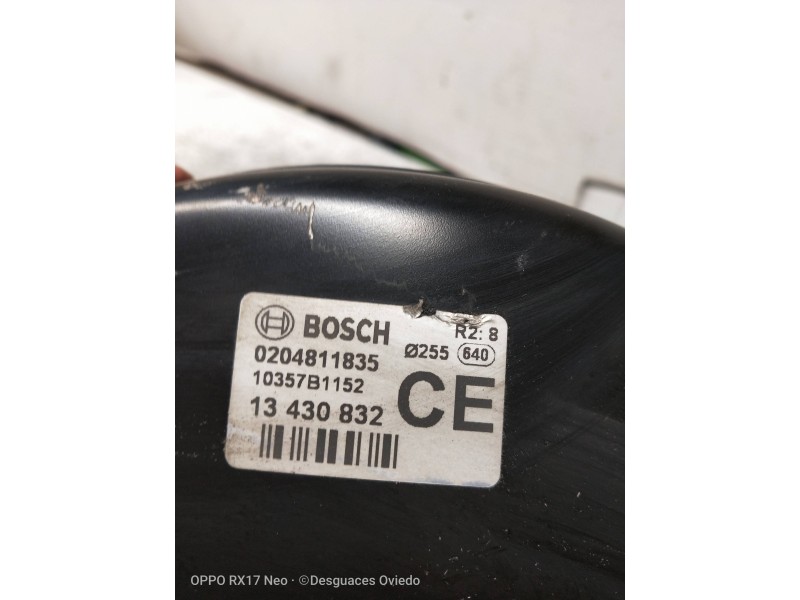 Recambio de servofreno para opel corsa e 1.3 16v cdti referencia OEM IAM 0204811835 13430832 