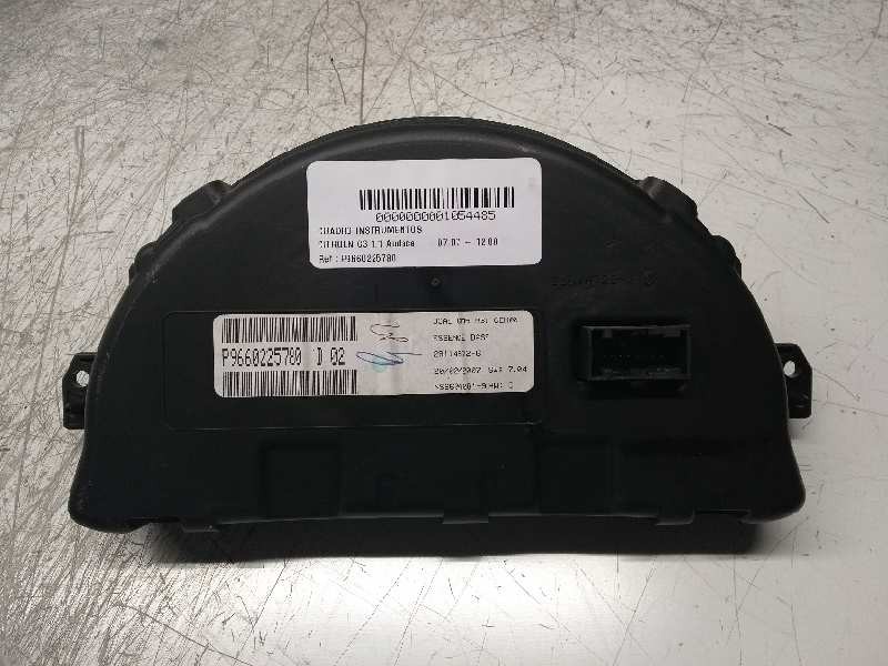 Recambio de cuadro instrumentos para citroen c3 1.1 audace referencia OEM IAM P9660225780 D02 281149726 6105EV Recambio de cuadro instrumentos para citroen c3 1.1 audace referencia OEM IAM P9660225780 D02 281149726 6105EV