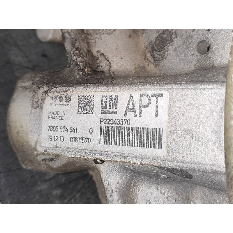 Recambio de cremallera direccion para opel insignia sports tourer selective referencia OEM IAM 7805974941 P22943370 7805177341 1