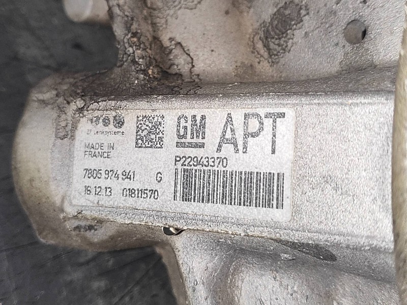 Recambio de cremallera direccion para opel insignia sports tourer selective referencia OEM IAM 7805974941 P22943370 7805177341 1