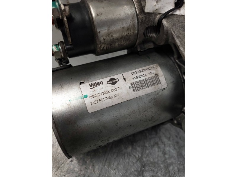 Recambio de motor arranque para nissan micra (k13) tekna sport referencia OEM IAM 1196052A VALEO I V