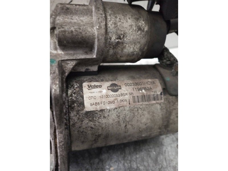 Recambio de motor arranque para nissan micra (k13) naru edition referencia OEM IAM 1196052A VALEO 16 V