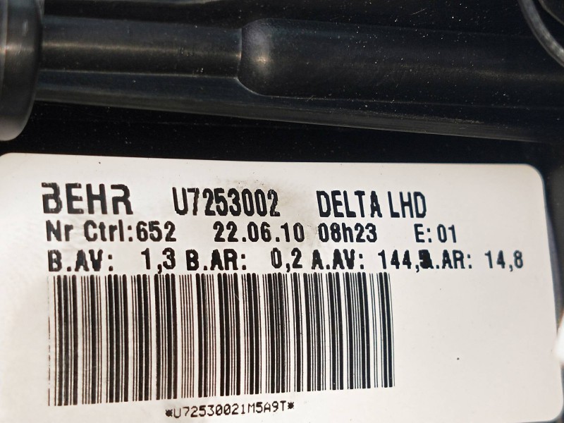 Recambio de motor calefaccion para opel astra j lim. 1.7 16v cdti referencia OEM IAM U7253002  