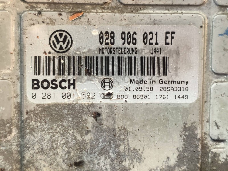 Recambio de centralita motor uce para seat toledo (1l) base referencia OEM IAM 0281001582 028906021EF 