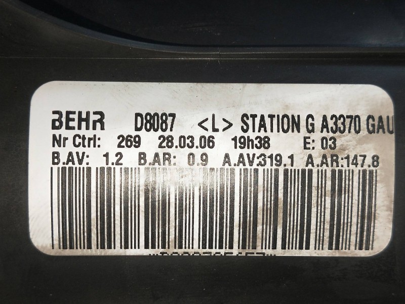 Recambio de motor calefaccion para opel zafira b 1.9 cdti referencia OEM IAM D8087  