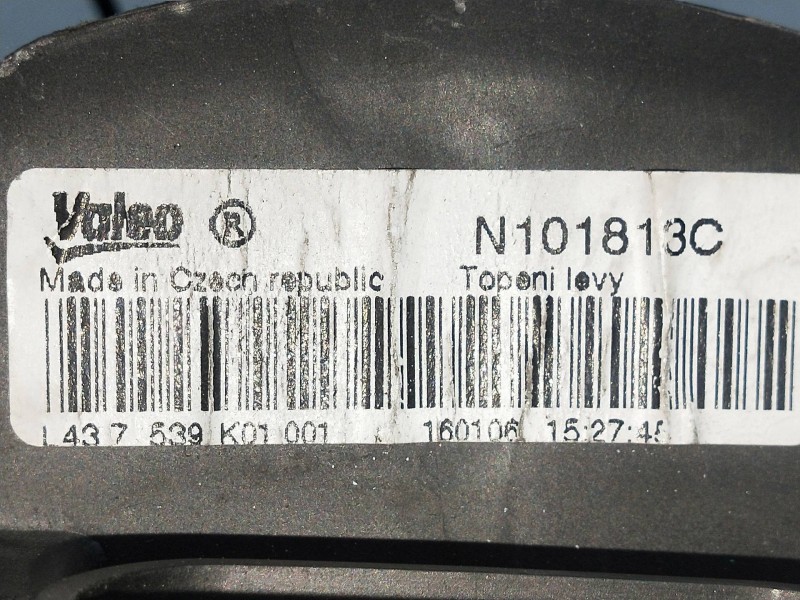 Recambio de motor calefaccion para peugeot 107 1.0 cat (384f) referencia OEM IAM N101813C 1437539K01001 