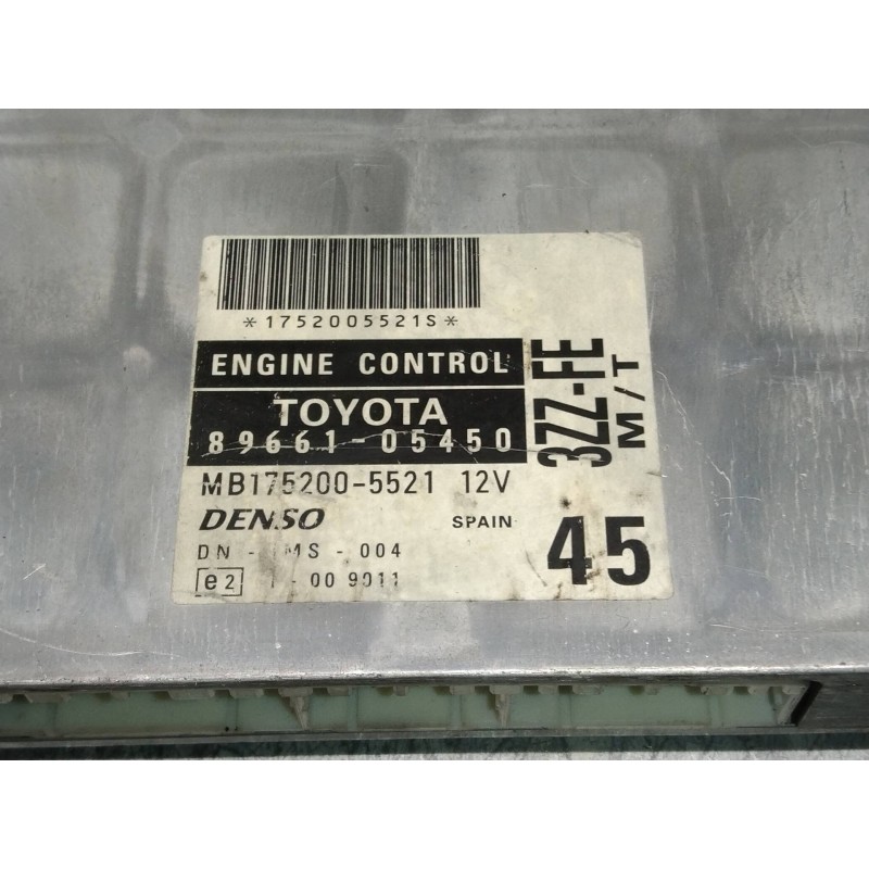 Recambio de centralita motor uce para toyota avensis berlina (t 22) 1.6 luna (5-ptas.) referencia OEM IAM MB1752005521 896610545