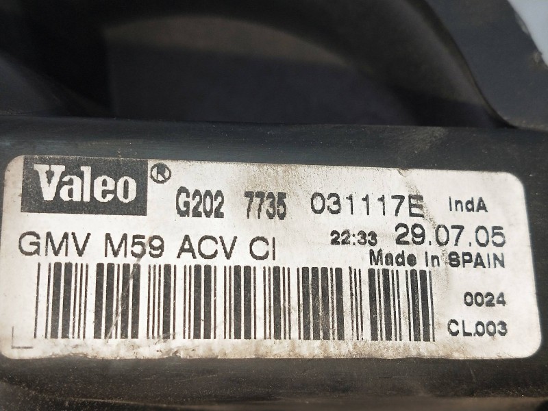 Recambio de motor calefaccion para peugeot partner (s2) referencia OEM IAM G2027735031117E M490306680 