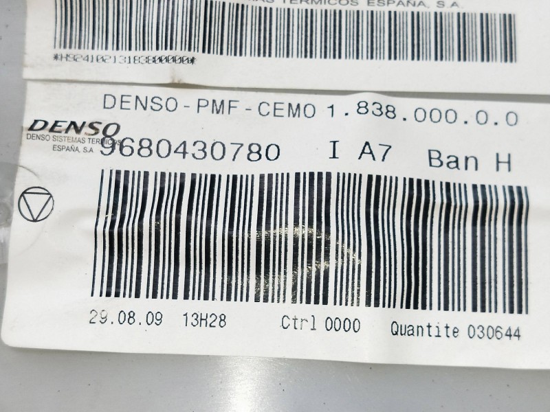 Recambio de motor calefaccion para peugeot partner kombi outdoor referencia OEM IAM 9680430780  