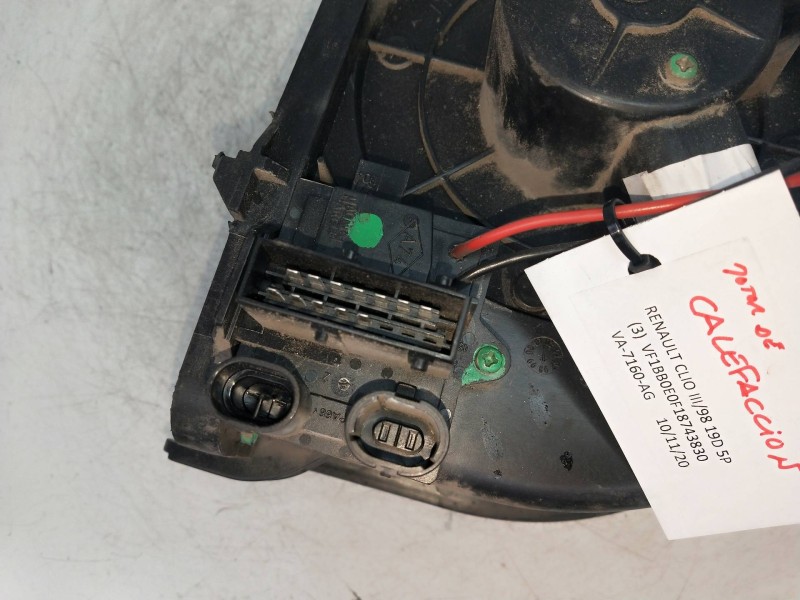 Recambio de motor calefaccion para renault clio ii fase i (b/cbo) 1.9 d referencia OEM IAM 127121200  