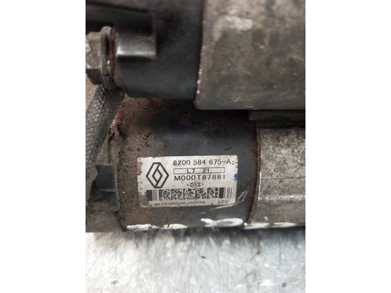 Recambio de motor arranque para nissan note (e11e) visia referencia OEM IAM M000T87881 8200584675A 