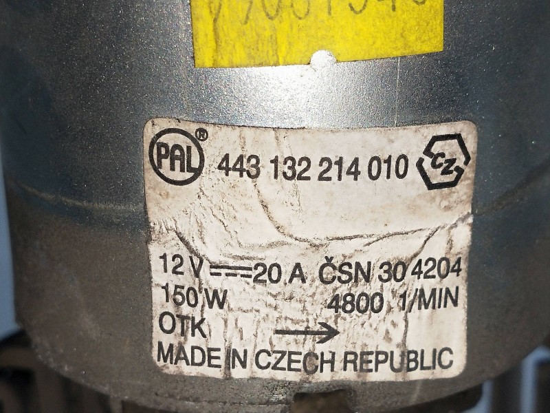 Recambio de motor calefaccion para skoda felicia pickup 1.9 diesel cat referencia OEM IAM 443132214010  