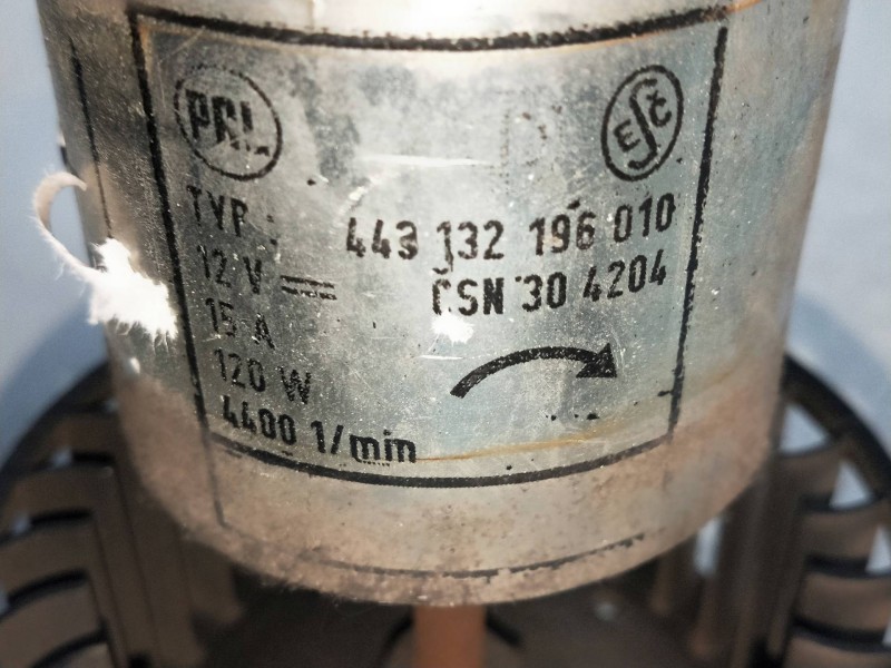 Recambio de motor calefaccion para skoda favorit (781) ls referencia OEM IAM 443132196010  