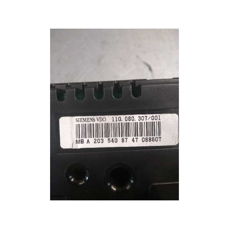 Recambio de cuadro instrumentos para mercedes clase c (w203) berlina 230 (203.052) referencia OEM IAM 110080307001 A2035408747 2