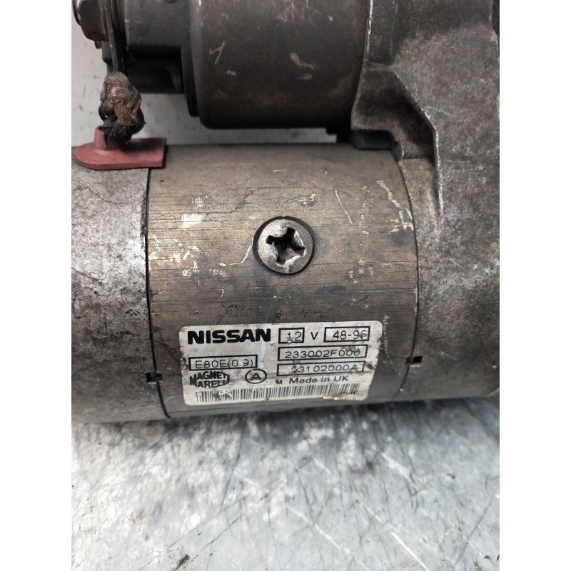 Recambio de motor arranque para nissan primera berlina (p11) luxury (i,e) referencia OEM IAM 233002F000 HITACHI 16 V