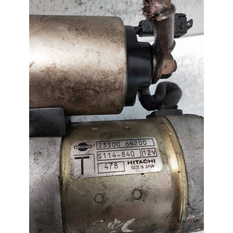Recambio de motor arranque para nissan primera trav. (p12) visia referencia OEM IAM 233006N200 HITACHI I 16 V