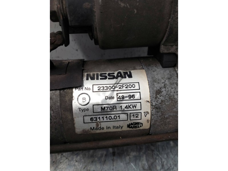 Recambio de motor arranque para nissan primera berlina (p11) elegance referencia OEM IAM 233002F200 HITACHI 16 V Recambio de motor arranque para nissan primera berlina (p11) elegance referencia OEM IAM 233002F200 HITACHI 16 V