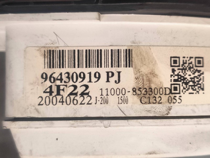 Recambio de cuadro instrumentos para daewoo lacetti se referencia OEM IAM 96430919PJ 11000853300D 20040622 4F22