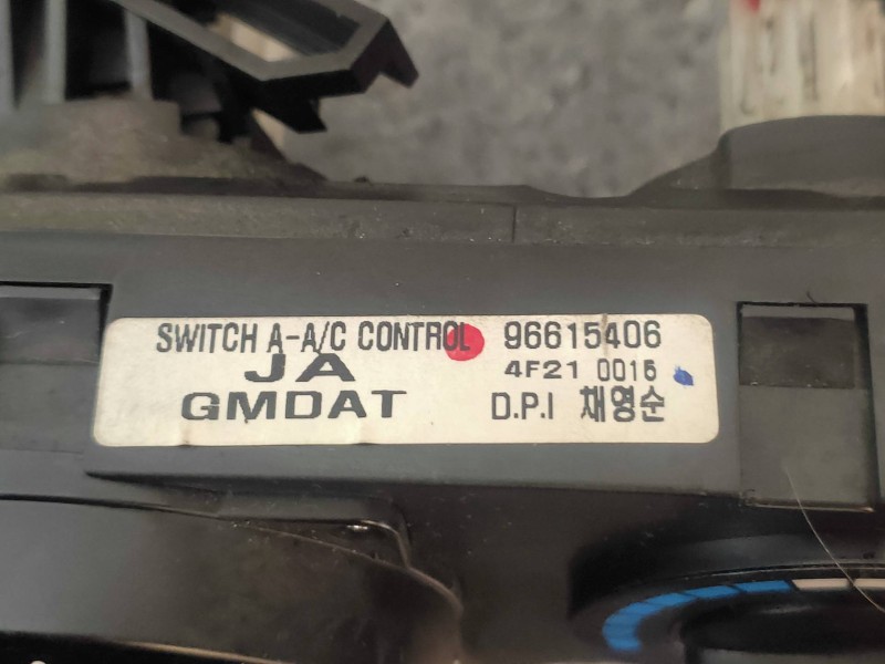 Recambio de mando calefaccion / aire acondicionado para daewoo lacetti se referencia OEM IAM 96615406 4F21 