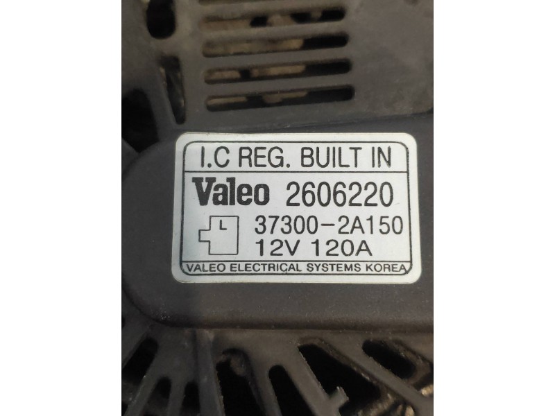 Recambio de alternador para kia soul diva referencia OEM IAM 2606220 373002A150 