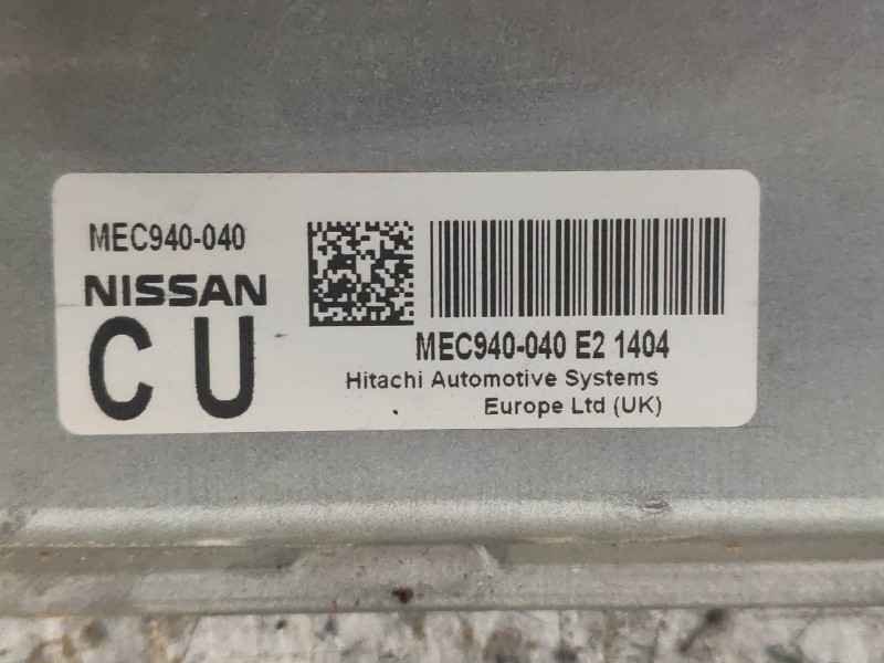 Recambio de centralita motor uce para nissan juke (f15) acenta referencia OEM IAM MEC940040  