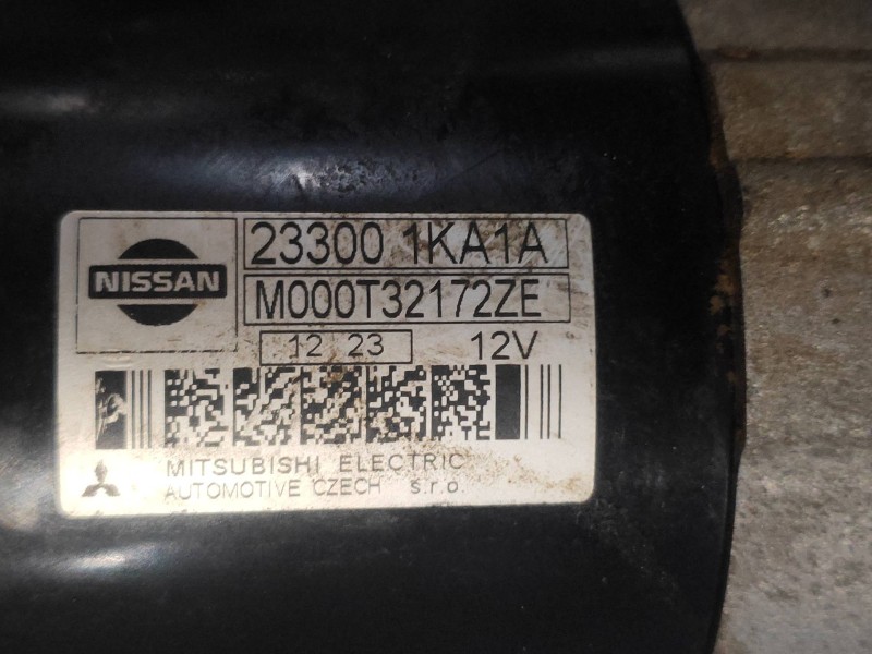 Recambio de motor arranque para nissan juke (f15) acenta referencia OEM IAM 233001KA1A M000T32172ZE 