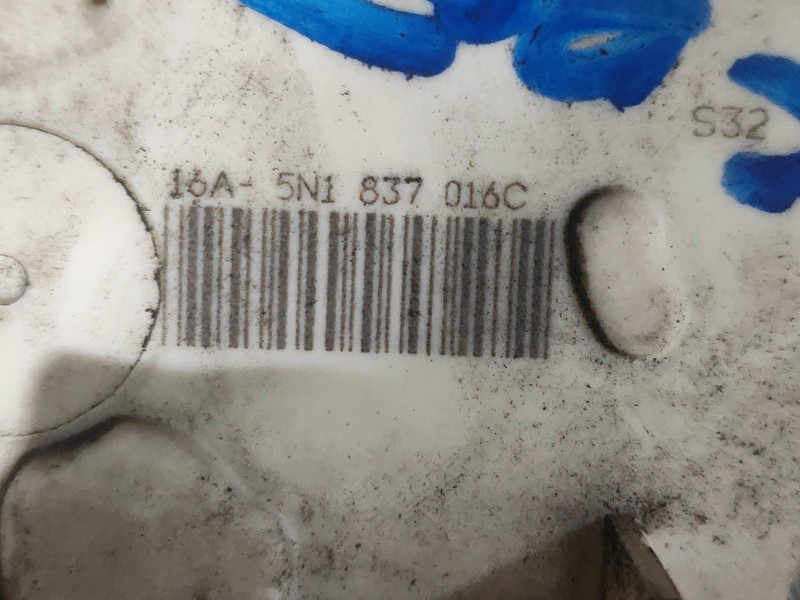 Recambio de motor cierre centralizado delantero derecho para skoda suberb (3t4) exclusive referencia OEM IAM 5N1837016C 16A5N183