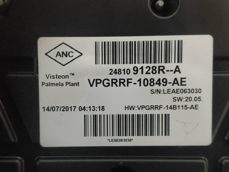 Recambio de cuadro instrumentos para renault clio iv authentique referencia OEM IAM 248109128R VPGRRF10849AE 