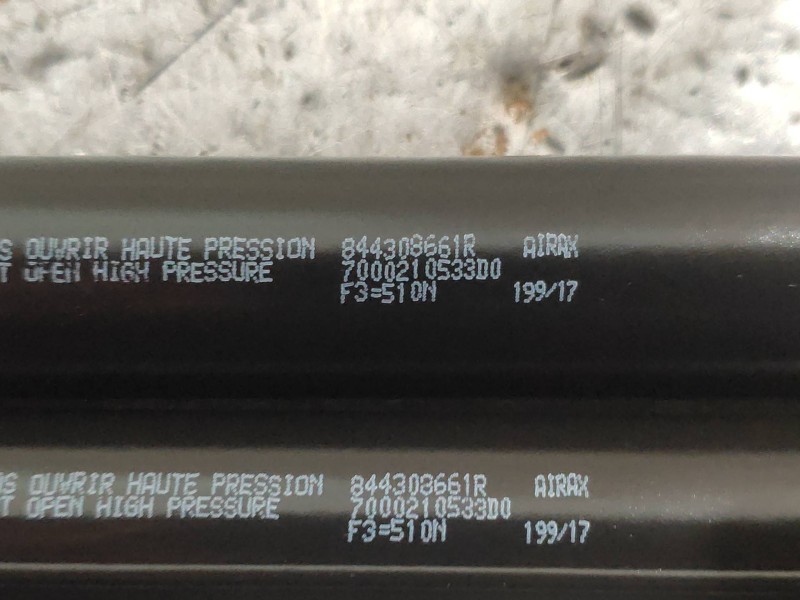 Recambio de amortiguadores maletero / porton para renault clio iv authentique referencia OEM IAM 844308661R  