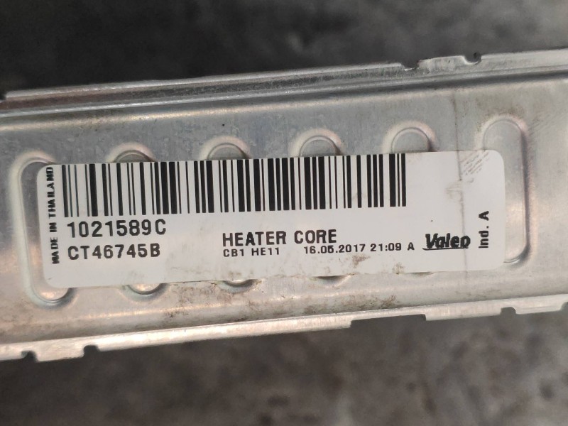 Recambio de radiador calefaccion / aire acondicionado para renault clio iv authentique referencia OEM IAM 1021589C CT46745B 