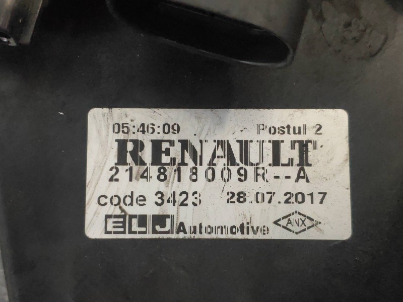 Recambio de electroventilador para renault clio iv authentique referencia OEM IAM 214818009R  