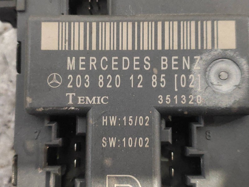 Recambio de modulo electronico para mercedes clase c (w203) berlina 220 cdi (la) (203.008) referencia OEM IAM 2038201285  