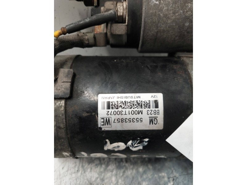 Recambio de motor arranque para opel insignia berlina sport 4x4 referencia OEM IAM 55353857 M001T30072 MITSUBISHI DTI 16 V