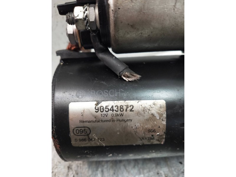 Recambio de motor arranque para opel zafira a comfort referencia OEM IAM 905438872 BOSCH 16V