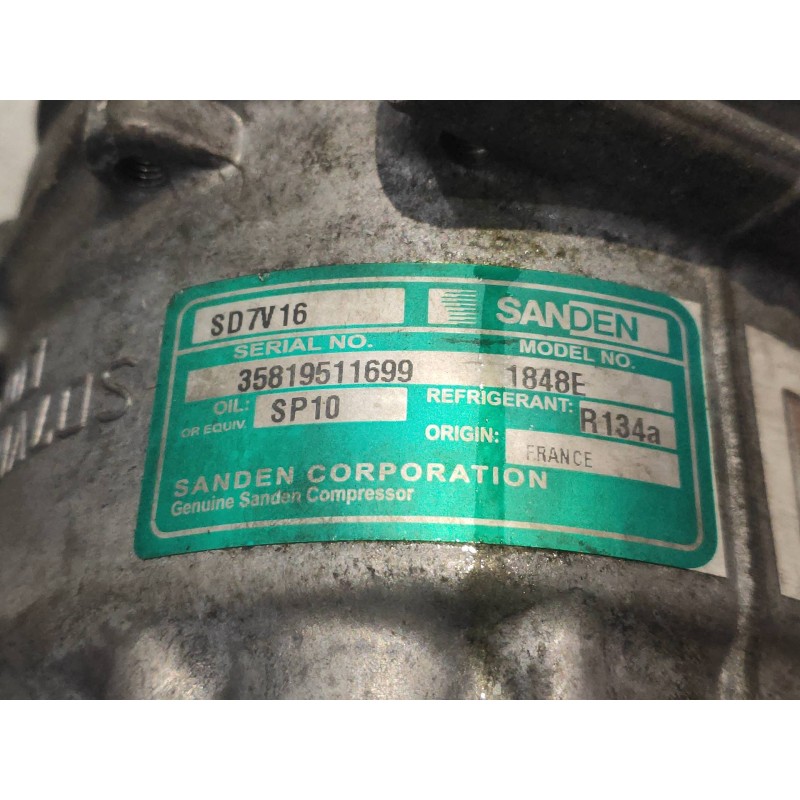 Recambio de compresor aire acondicionado para fiat scudo combi (272) l1h1 120 multijet (5 pl.) referencia OEM IAM SD7V161848  