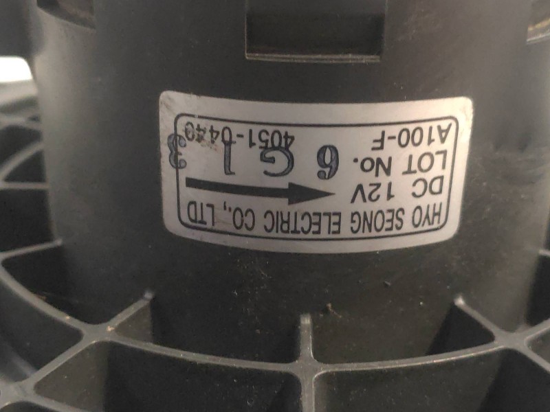 Recambio de motor calefaccion para ssangyong actyon 200 xdi referencia OEM IAM A100F40510440  