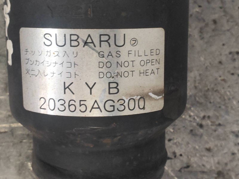 Recambio de amortiguador trasero izquierdo para subaru legacy familiar/outback b13 (bp) 2.0 diesel cat referencia OEM IAM 20365A