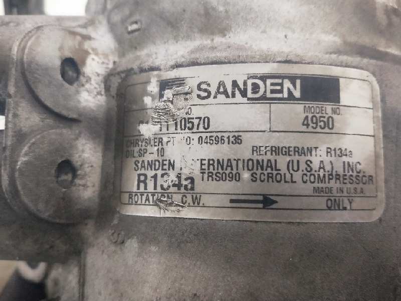 Recambio de compresor aire acondicionado para chrysler stratus berlina (ja) 2.5 cat referencia OEM IAM 04596135 R134A 4950