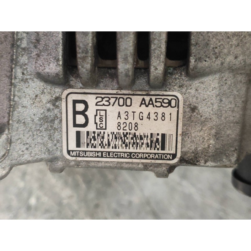 Recambio de alternador para subaru legacy familiar/outback b13 (bp) 2.0 diesel cat referencia OEM IAM 23700AA590 A3TG4381 